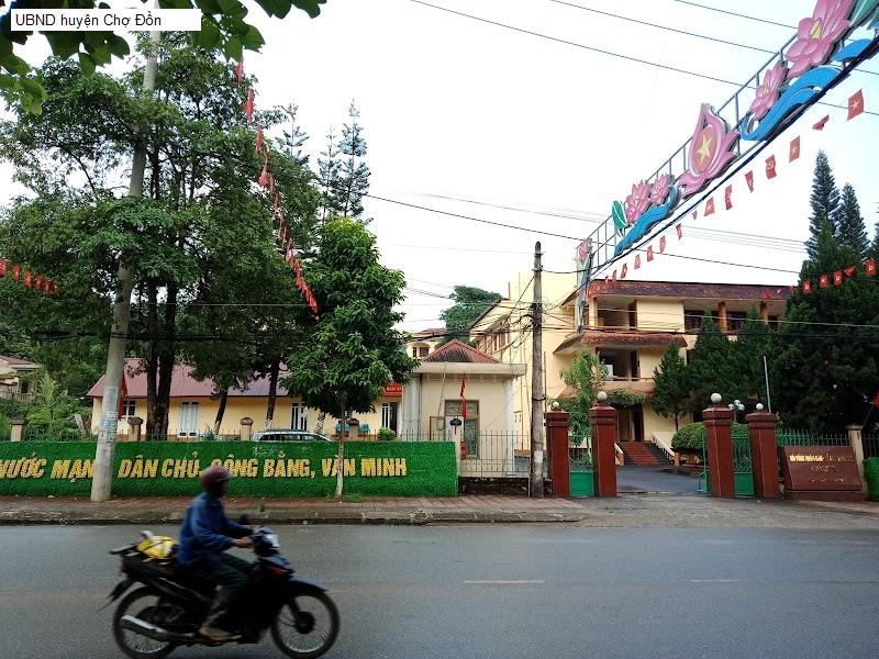 UBND huyện Chợ Đồn