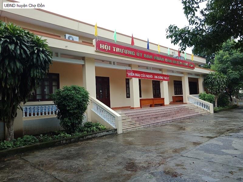 UBND huyện Chợ Đồn