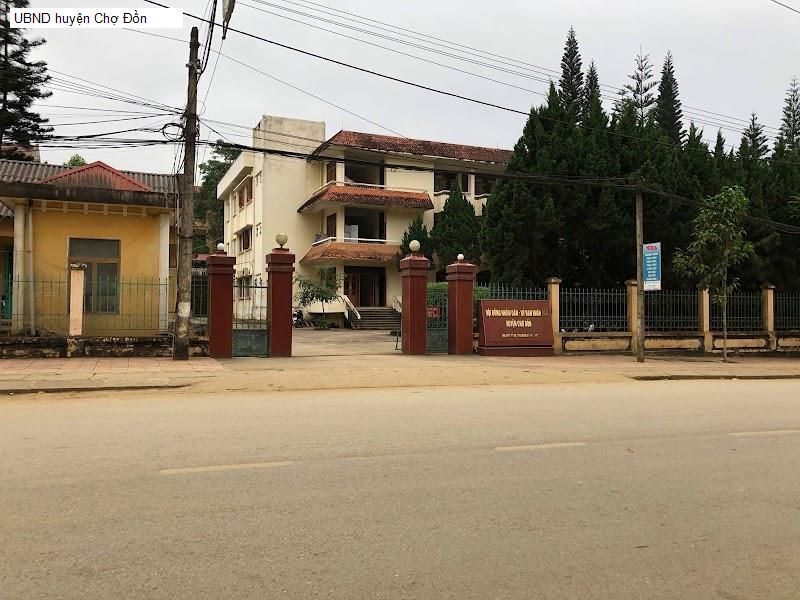 UBND huyện Chợ Đồn