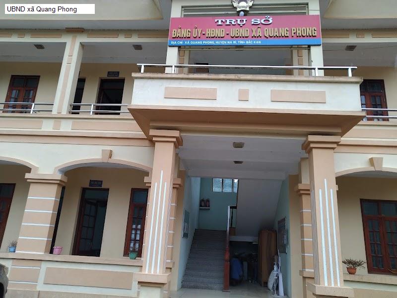 UBND xã Quang Phong